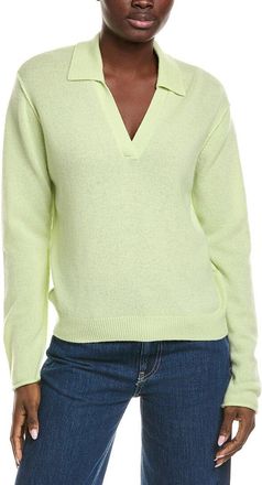 ATM Anthony Thomas Melillo Oversized Cashmere Polo Shirt