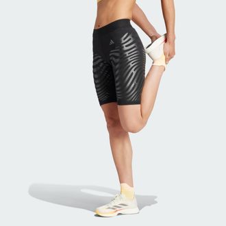 adidas adidas Performance Womens Adizero Control Running Short Leggings - Black Recycled Material - Size X-Small