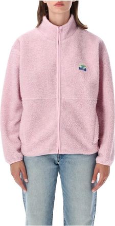 American Vintage Hoktown Fleece Jacket - Dames - Fleece jassen - Roze - M/L - Polyester - Fitness