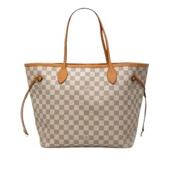 Louis Vuitton Pre-owned Tote Bags, female, White, Size: ONE SIZE Pre-owned Neverfull MM