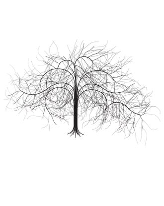 Torre & Tagus Tree Silhouette Metal Wall Decor