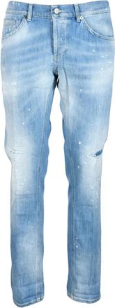 Dondup Jeans, Heren, Blauw, W33, Katoen, George Jeans