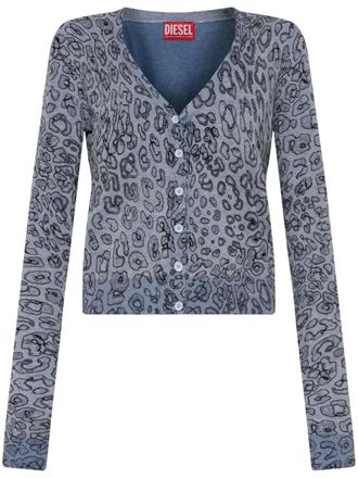 Diesel M-Alima cardigan - women - Cotton - S - Grey
