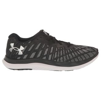 Under Armour Charged Breeze 2 Textile Womens Low Top Trainers - Black Grey - Size:UK 5.5