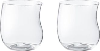Georg Jensen Set Of 2 Cobra Low Tumbler Glasses
