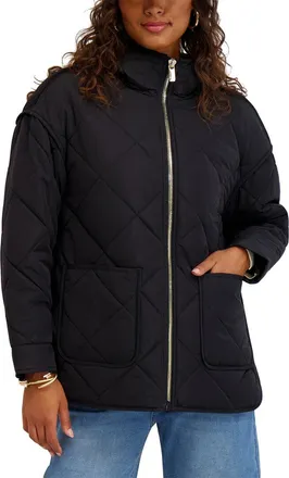 Kensie Cire Medium Quilted Jacket