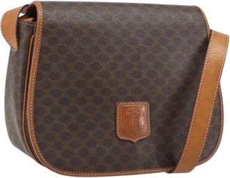Celine Pre-owned Cross Body Bags, female, Brown, Size: ONE SIZE Pre-owned Vintage Shoulder Bag