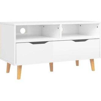 vidaXL 90x40x48.5 Cm Tv Mobile Gloss