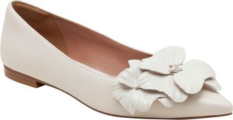 Linea Paolo Nerine Pointed Toe Flat in Ivory at Nordstrom, Size 9.5