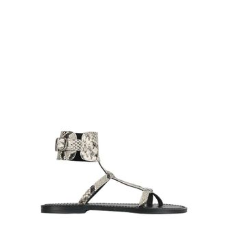 K.Jacques Flat Sandals, female, Gray, Size: 10 US Ebene Sandal
