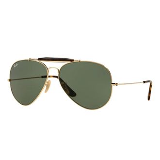Ray-Ban Outdoorsman II - unisex - Zonnebrillen - Geel - 62 MM - Accessoires