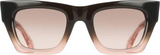 Ferragamo Brown Gradient Butterfly Ladies Sunglasses SF2105S 234 50