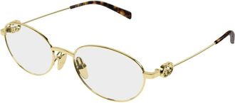 Gucci Optisch Montuur - Dames - Brillen - Geel - 53 MM - Accessoires
