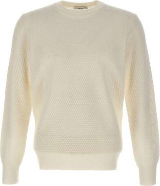 KANGRA Truien WIT - Heren - Ronde hals truien - Wit - 5XL - Wol - Truien & Vesten