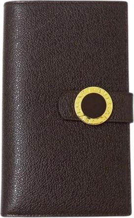 Bulgari Pre-owned Vintage Long Wallet (bi-fold) - Dames - Vintage Accessoires - Bruin - ONE Size - Leer - Vintage