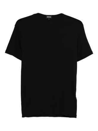 Ermenegildo Zegna T-shirt a coste - Nero
