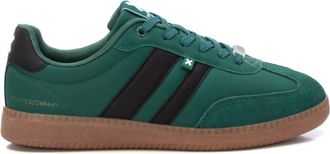 Xti Mens Casual Flat Sneakers In Green