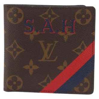 Louis Vuitton Pre-owned Wallets, male, Brown, Size: ONE SIZE Pre-owned Marco Wallet NM