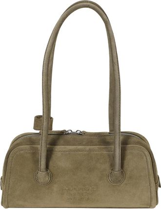 Marge Sherwood Soft Boston EW - Dames - Schoudertassen - Groen - ONE Size - Leer - Tassen
