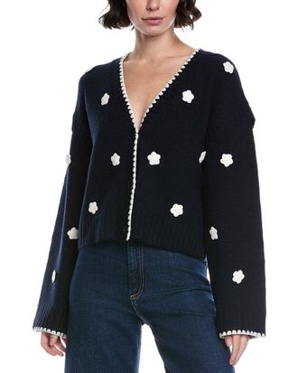 NVLT Nvlt Crochet Flower Cardigan