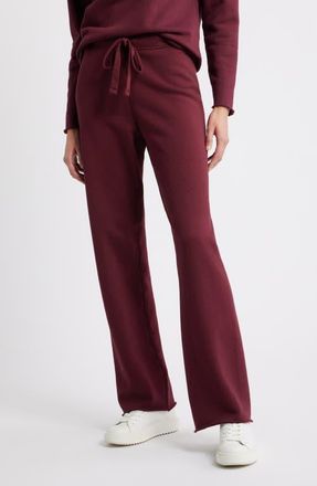 Frank & Eileen Catherine Cotton Sweatpants in Currant at Nordstrom, Size X-Large