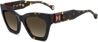 Carolina Herrera HER 0327/S Zonnebril - Dames - Zonnebrillen - Bruin - 52 MM - Accessoires