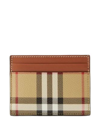 Burberry Sandon Check Card Case Accessories