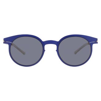 Mykita NO1 SUN-MARLENE-INTERNATIONAL BLUE Grey Round Unisex Sunglasses NO1 SUN-MARLENE 138 51