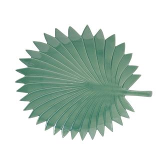 Easy Life Porcelain leaf 35x29 cm palm shape in color box LEAVES LIGHT GREEN