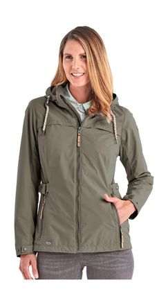 G.I.G.A. DX by killtec Funktionsjacke Jamil WMN JCKT A, Damen, Gr. 34, gr&uuml;n (olivgr&uuml;n), Obermaterial: 100% Polyester;Futter: 100% Polyester, G.I.G.A. DX BY KILLTEC, Jacken F