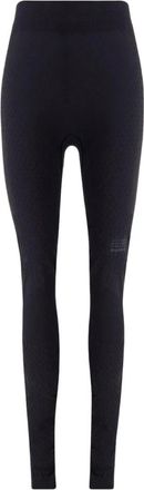 Maison Margiela Logo Legging - Dames - Leggings - Zwart - S - Broeken
