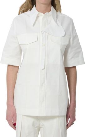 Bottega Veneta White Regular Solid Shirt