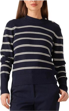 Janice Donovan Trui - Dames - Ronde hals truien - Blauw - XS - Truien & Vesten