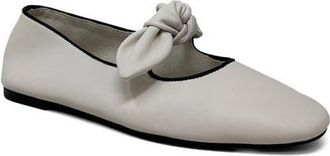 Shushop April Mary Jane Flat in Bone at Nordstrom, Size 7.5