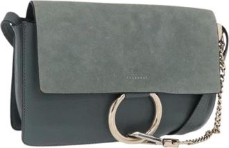 Chlo&eacute; Pre-owned Cross Body Bags, female, Green, Size: ONE SIZE Pre-owned Shoulder Bag