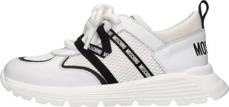 Moschino Schoenen, unisex, Wit, 40 EU, Leer, Ginevra Sneakers