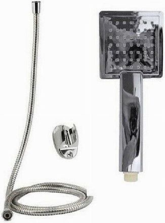 Trade Shop Trade Shop - Kit Teleducha Cuadrada Teleducha Ba&ntilde;era Encaje 1,8 M Soporte 69304