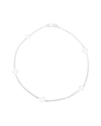 Italian Gold, Inc 14K Italian Gold Bead Station Anklet