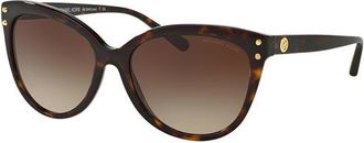 Michael Kors Jan Brown Gradient Cat Eye Ladies Sunglasses MK2045 300613 55