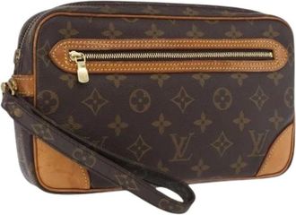 Louis Vuitton Pre-owned Clutches, female, Brown, Size: ONE SIZE Pre-owned Vintage Monogram Clutch