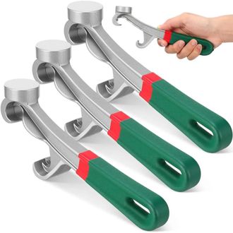 OEM Abridores Universales De Tapas De Cubos, Llaves De Aluminio, Antideslizantes Verdes, Aptos Para Pintura Y Pl&aacute;stico, 210 Mm