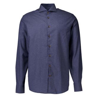 John Miller Donkerblauw Overhemd Lange Mouw - Heren - Casual Overhemden - Blauw - 5XL - Overhemden
