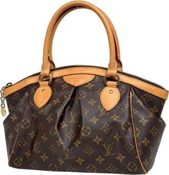 Louis Vuitton Brown Monogram Handbag Tote Bag (Pre-Owned)