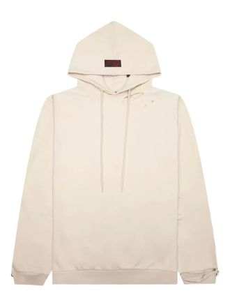 Raf Simons washed distressed hoodie - men - Fabric - L - Neutrals