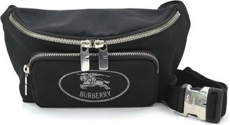 Burberry Black Nylon Canvas Fanny Pack (Pre-Owned)