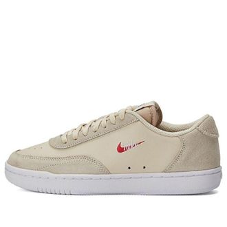 Nike (WMNS) Nike Court Vintage PRM Beige Red CW1067-200