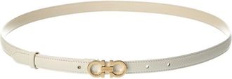Ferragamo Ferragamo Gancini Leather Belt