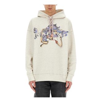 Isabel Marant Milanz Sweatshirt - male - Isabel Marant - Hoodies - Beige - S - Sweatshirts & Hoodies