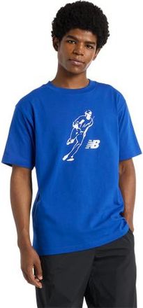 New Balance Mens Shohei Always On Logo T-Shirt - Royal Blue/White Size XXL
