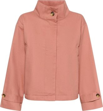 Soaked In Luxury Jannine Jas - Dames - Zomerjassen - Roze - M - Katoen - Jassen
